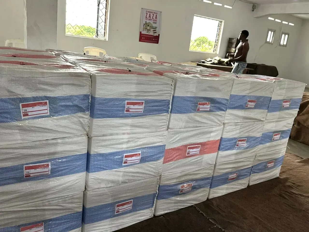 Ballots étiquetés, prêts à l'export