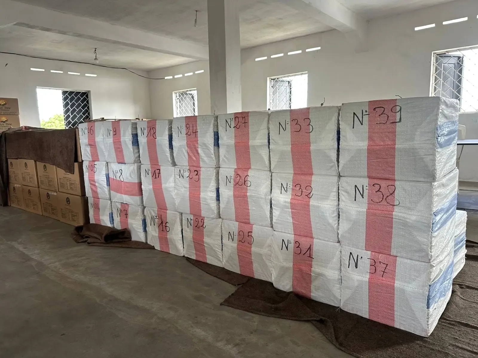 Stockage avant chargement